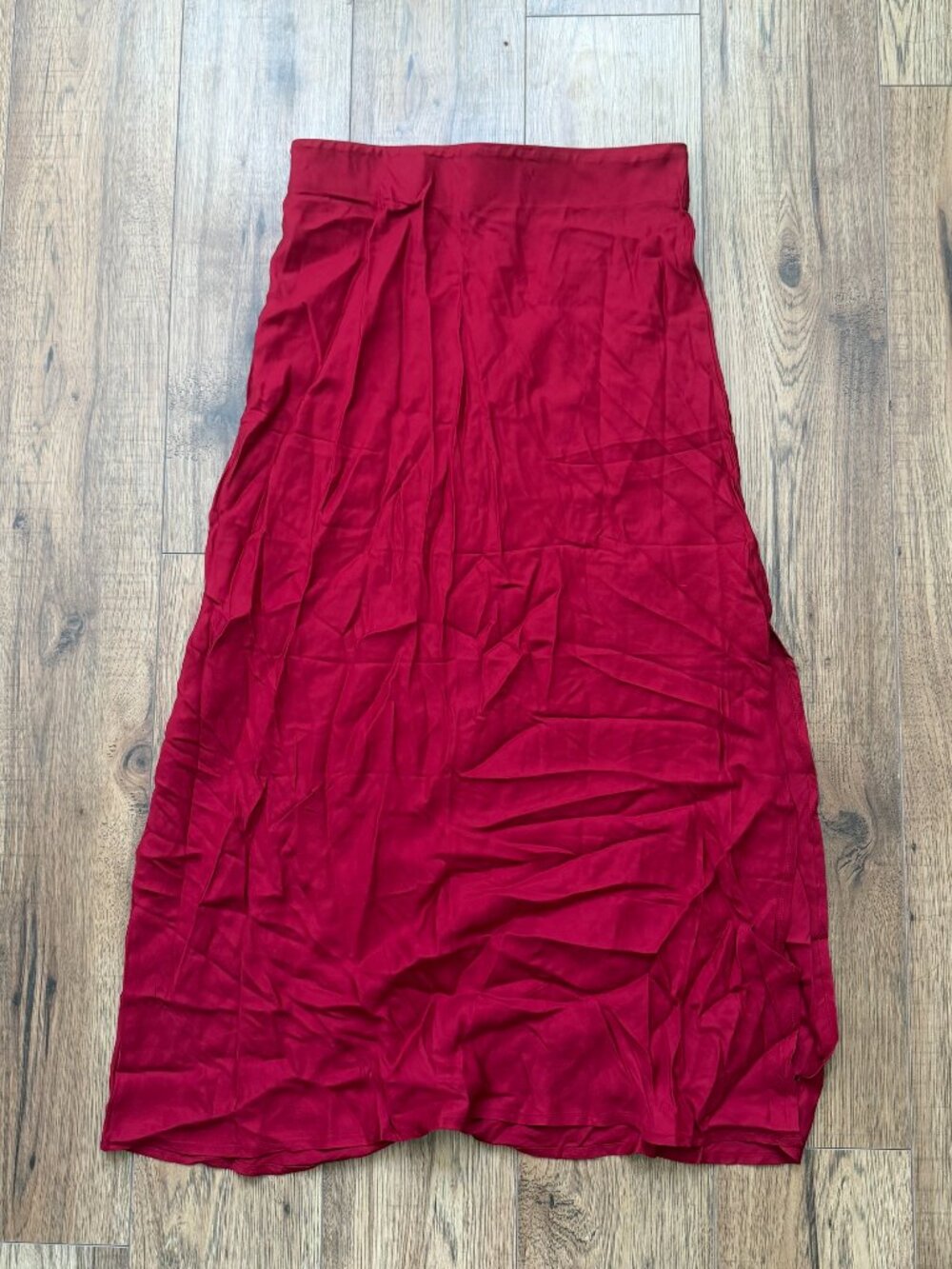 GAP Red Maxi Slip Skirt